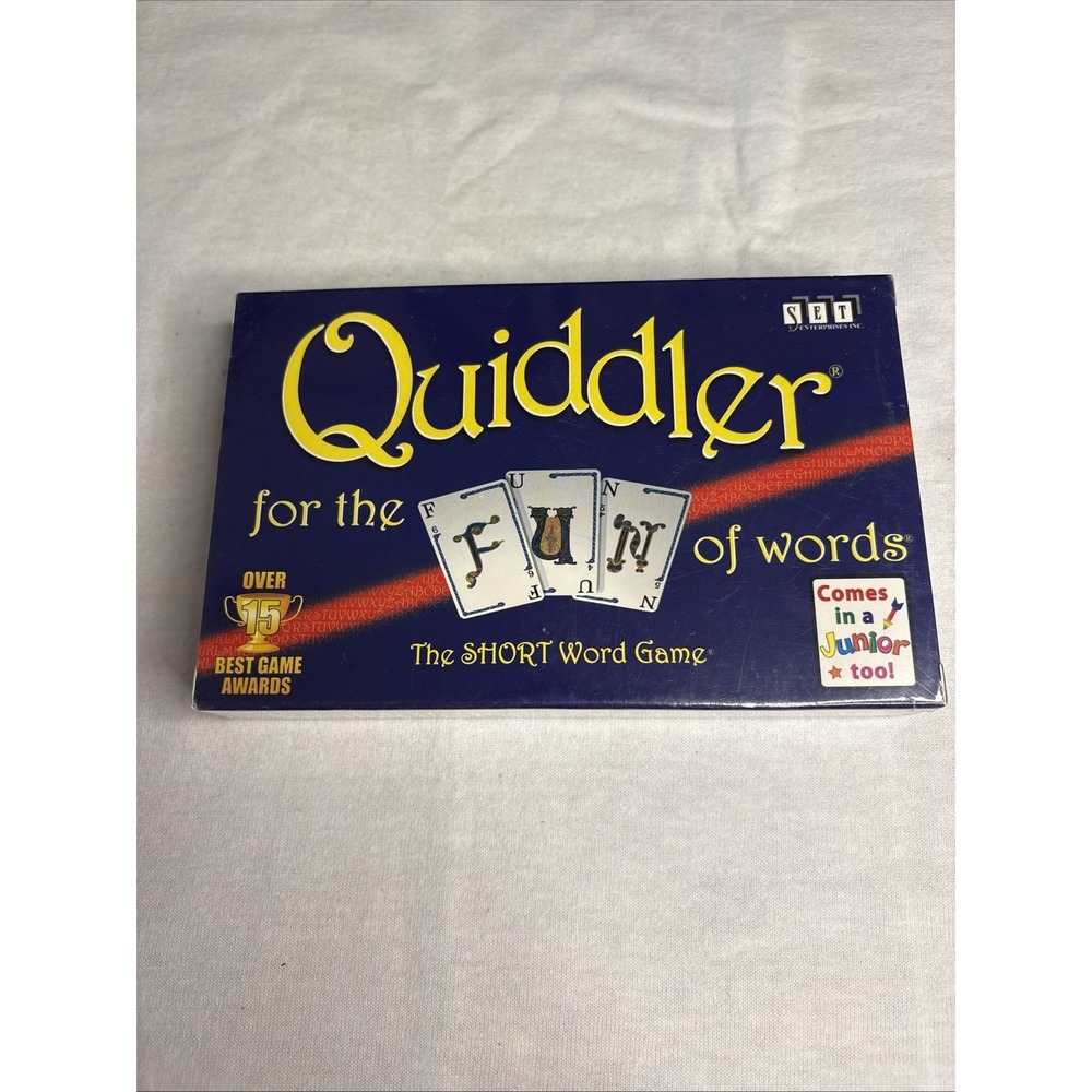 Quiddler The Short Word Card Game SET Enterprises New Word Game